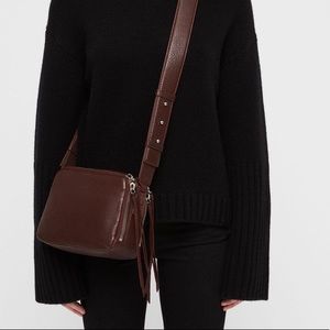 All Saints Vincent Leather Crossbody Bag